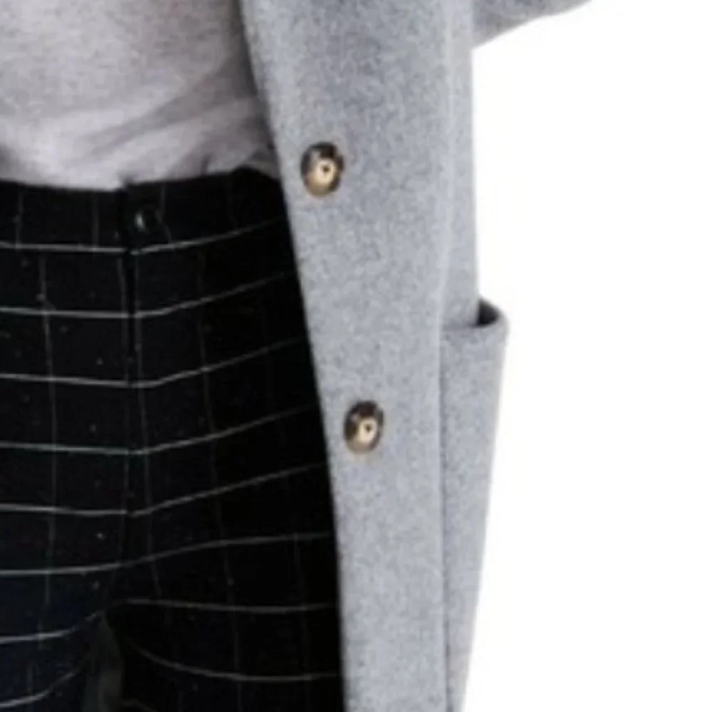 Madewell Gray Wool Blend Coat - Picture 2 of 8